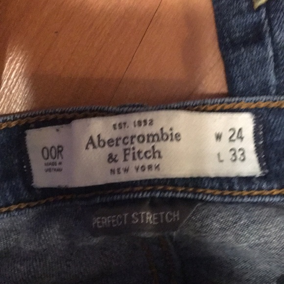 Size 00 Jeans American Eagle Reese Abercrombie - Picture 3 of 7